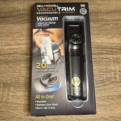 Bell And Howell Vacutrim Vacuum Hair Trimmer - OPEN BOX Brand New • $24.99