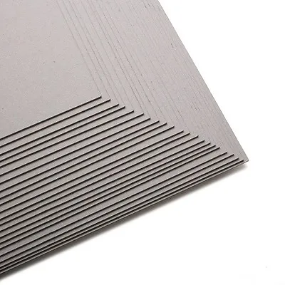 500 Micron Greyboard A3 A4 0.5mm Card Thin Mount Packing Backing Board SALE • £7.21