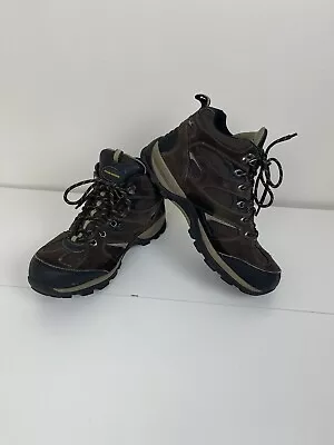 Skechers Outdoor Men's Brown Relaxed Fit Hiking Boots Waterproof Size 10 • $28