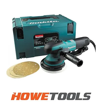 MAKITA BO6050J 240v Orbital Sander 150mm Dia Pad • £288.66