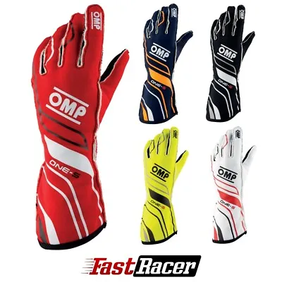 OMP ONE-S RACING GLOVES MY2020 | FIA 8856-2018 Homologation  • $189