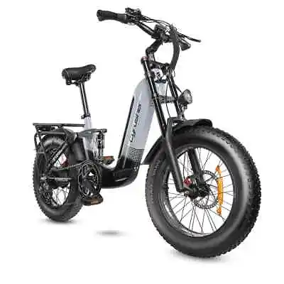 Electric Bike 48V/14AH E-bike Full Suspension 20  Fat Tire Bicycle Adult Bike • £1499