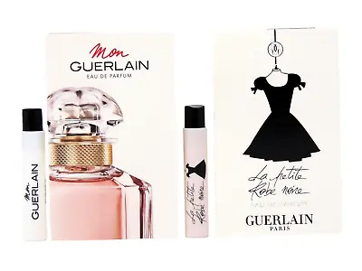 GUERLAIN MON LA PETITE ROBE NOIRE EDP 1.0ml .03fl Oz PERFUME SAMPLES TRY BOTH • $10