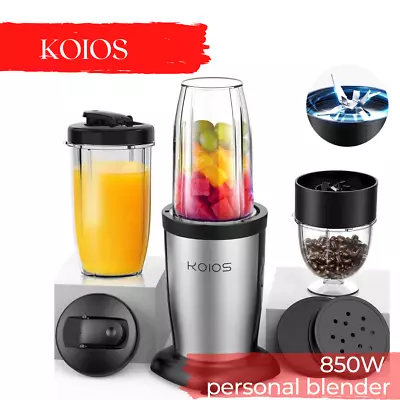 $39.99 • Buy Bullet Personal Blender Mini Portable Magic Cup For Shakes Smoothies W/3 Bottles
