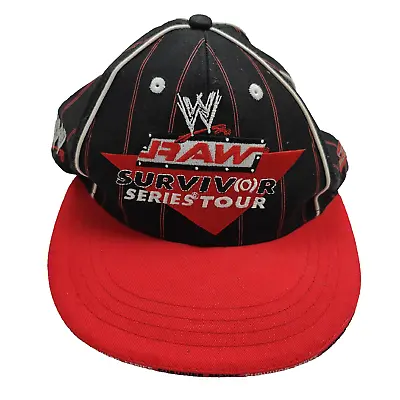WWE Hat Cap Wrestling Raw Survivor Series Australia 2005 Rare Vintage VGC WWF 🚨 • $44.98