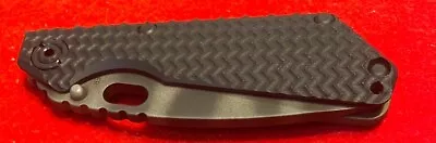 Mick Strider SnG Tactical Folding Knife Tiger Stripe Blade Black G10 VZ Grips. • $825