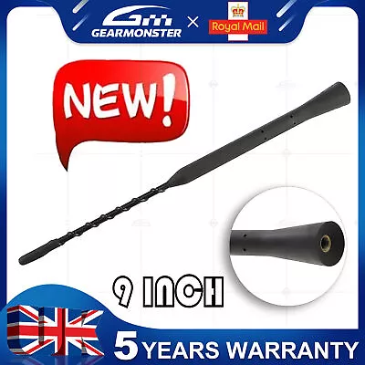 9  Inch Flexible Car Aerial Bee Sting Mast Antenna Ariel Arial Radio Am Fm Roof • £3.97