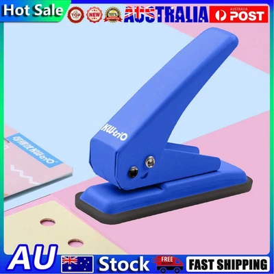 6mm Single Hole Punching Machine Portable Mini Hole Puncher For (Dark Blue) Hot • $8.94