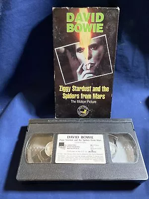 David Bowie Ziggy Stardust & The Spiders From Mars 1982 1992 VHS • $15