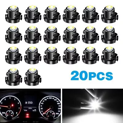 20X White T3 Neo Wedge LED Dash Switch Lamp A/C Climate Control HVAC Light Bulbs • $6.98