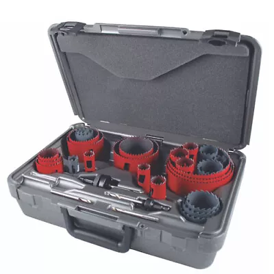 MK Morse MHSELE01 - Electrician's 29 Piece Bi-Metal Hole Saw Kit • $350.14