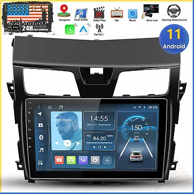 10  Android Carplay Car Radio GPS Stereo Navi For Nissan Teana Altima 2013-2018 • $137.67