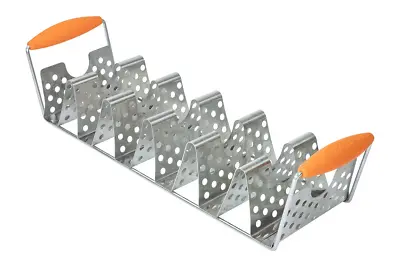 Blackstone Stainless Steel Taco Rack Holder With Handles FREE SHIPPING • $15.37