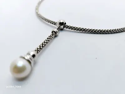 Links Of London Effervescence Stardust Necklace Silver Pearl Pendant New • £119.99