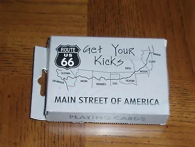 Route 66 Playing Cards- Get Your Kicks -main Street Of America-52 Cards-2 Jokers • $9.99