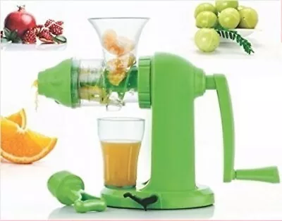 Manual Juicer Squeeze Extractor Fruit Orange Grass Veg Wheatgrass • £16.99