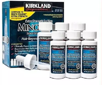 1 To 144 Months Supply Kirkland Minoxidil 5% Extra Strength Men Hair Regrowth • $9.75