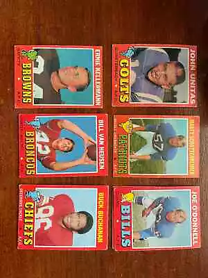 1971 Topps Football Complete Your Set. YOU PICK • $2