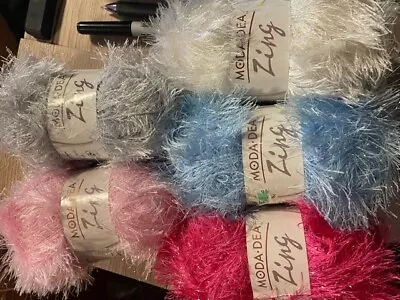 Moda Dea Yarn ZING  - 1.76 Oz Each 80m/87yds - Several Colors To Choose From! • $5.50