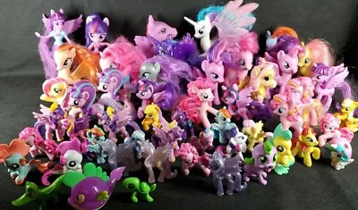 My Little Pony Mixed Lot Of 51 Spike Movie Equestrian Girl Wings Clear Glitter • $124.95