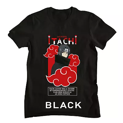 Naruto Shippuden Itachi Uchiha T-shirt Uchiha Clan T-shirt Anime Graphic Tee • $19