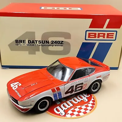 Kyosho 1/18 BRE DATSUN 240Z 1970-71 SCCA Championship Winner #46 08218A • $219