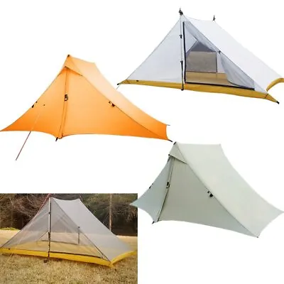 2 Person 4 Seasons Backpacking Tent Tear Resistant & Weatherproof Fit Traveling • $89.45