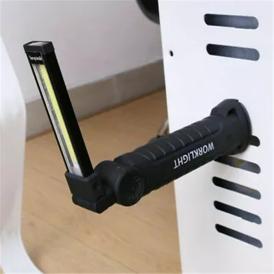 Super Bright USB Rechargeable COB LED Work Light Flashlight Folding Torch Lamp • $8.79