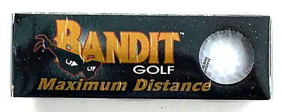 Rare Vintage !!!   Bandit  Long Distance  Golf Balls   3 Ball Sleeve      C6 • $25.68