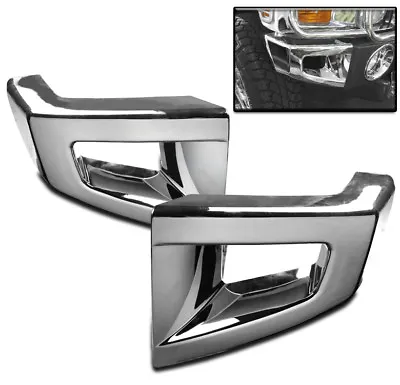 06-10 Hummer H3 H3t Front Bumper Corner Cover Trim Frame Molding Chrome 07 08 09 • $93.95