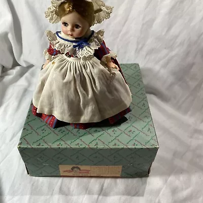 Vintage Madame Alexander Betsy Ross Bendy Knee #731 Doll 8”Red Dress • $30