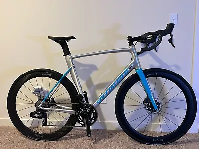 2019 Specialized Allez Sprint Comp Disc Gloss Brushed/Nice Blue 61cm • $3999