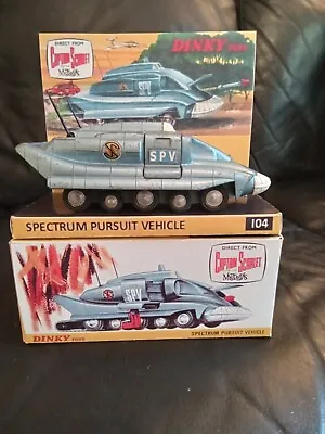 £54.99 • Buy Dinky Toys 104 Captain Scarlet  Spectrum Pursuit Vehicle, SPV, 1960's /70's