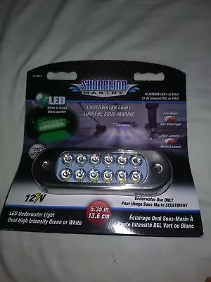 Shoreline Marine Led Lights White Or Green 12v S35 Underwater Light • $34.20