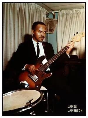 James Jamerson - POSTER - Fender P Bass MASTER Motown R&B Wall Art PRINT • $26.89