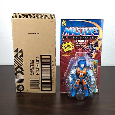 MOTU Origins ROKKON Masters Of The Universe Figure Mattel Exclusive - SHIPS FREE • $49.95