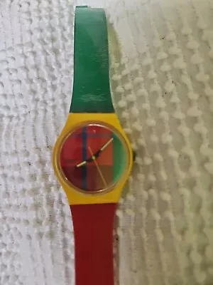 Swatch Watch Vintage 1985 McGregor (GJ100) • $13.16