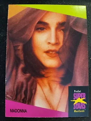 1991 Pro Set MusiCards UK Madonna Card #80 • $2.99