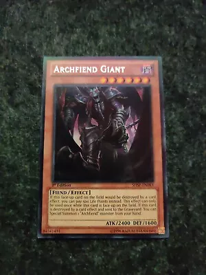 SHSP-EN083 Archfiend Giant Rare 1st Edition Mint YuGiOh Card • £0.99