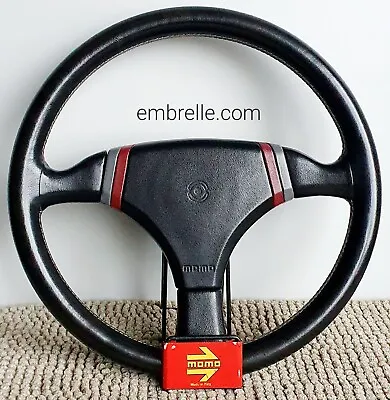 MOMO Cobra Mazda Miata MX5 Honda Civic CRX Authentic Leather Steering Wheel JDM • $329.99