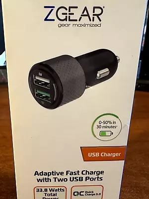 Adaptive Fast Charging With Two USB Ports 45 Watts Total Power • $12.95