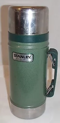 Vintage Green Enamel Stanley 24 Oz Vacuum Bottle Thermos Aladdin • $14.99