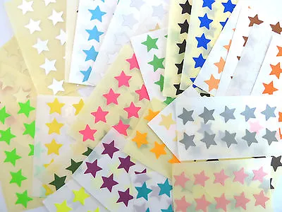 15mm Star Colour Code Stickers Coloured Sticky Self-Adhesive Award Reward Labels • £3.10