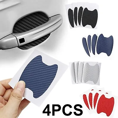 Universal 4pcs Car Door Handle Stickers Paint Scratch Protector Film Cover Clear • $7.49