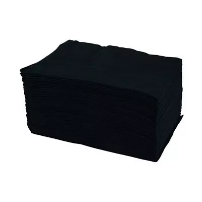 White Black Disposable Hair Towels Hair Beauty Salon (80x40cm Pack Of 50) • £16.90