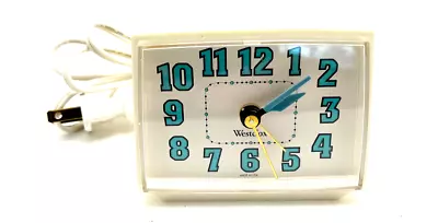 VTG Westclox Dialite Electric Alarm Clock Made USA E54 E55 22090-22540 • $15