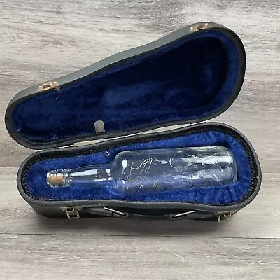 Vintage Mini Violin Case Wine Bottle Holder Tilso Japan Music Box • $158.38