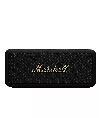 Marshall - Emberton II Bluetooth Speaker - Black/Brass • $149.99