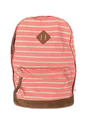 MOSSIMO SUPPLY CO School Backpack Roomy Pink And White Stripe Stylish Large Bag • $14