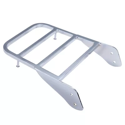 $29.98 • Buy Chrome Sissy Bar Luggage Rack For Yamaha V-Star 1100 650 400 Classic 2000-2011